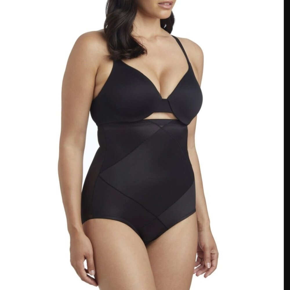 NEW Black Cupid Women's Extra Firm Control Tummy Tuck High Waist Brief Shapewear